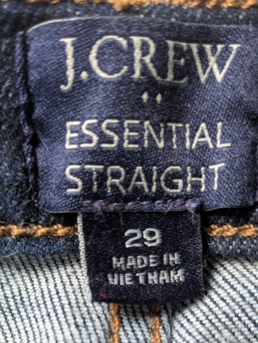J. Crew Essential Straight Ankle Jeans - Dark Navy Size 29